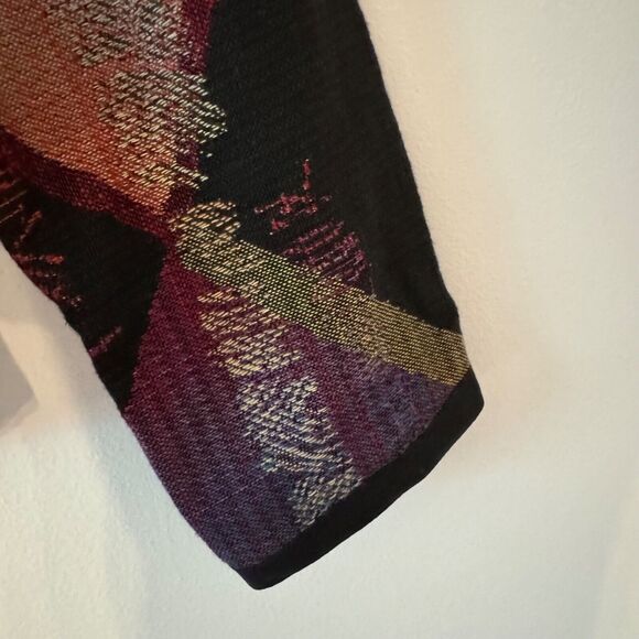 Vintage Lynn Murray Jacket Women’s Retro Artsy Tapestry Wool blend size 6 - Picture 3 of 16